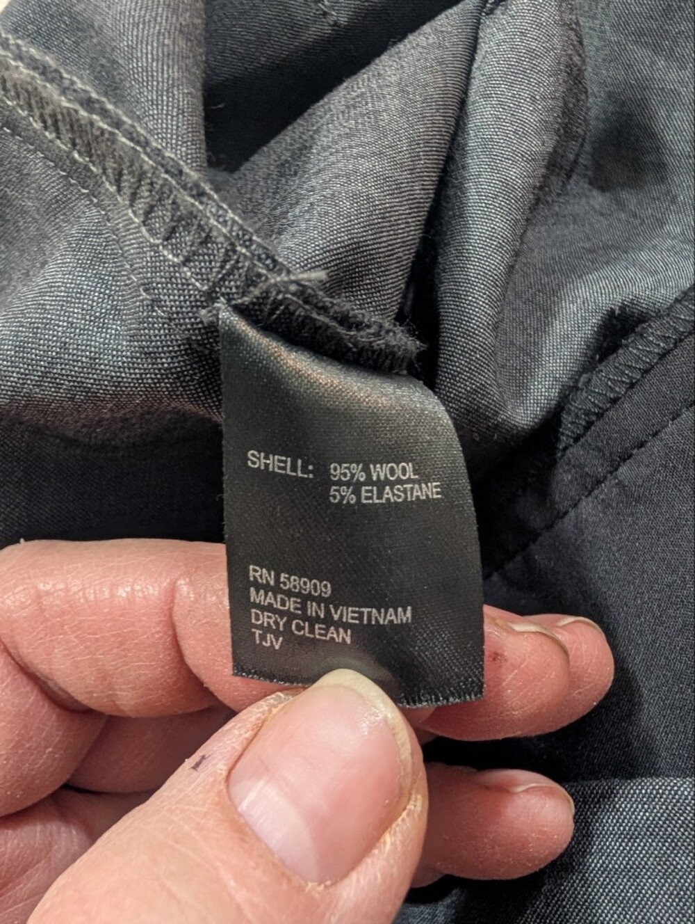 Antonio Melani Women's Wool Blend Dress Pants Size 10 Dark Gray Tailored - Picture 4 of 5